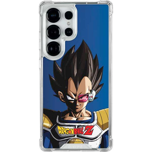 Dragon Ball Z Vegeta Portrait Galaxy S25 Ultra Clear Case